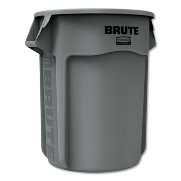 Rubbermaid® Commercial Round Brute Container, Plastic, 55 Gal, Gray freeshipping - TVN Wholesale